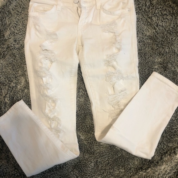 Current Elliot white Stiletto jeans size 24 - Picture 6 of 9